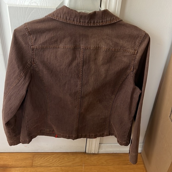 Women’s Denim Jacket, Venezia Brand, Brown size 14/16 - Picture 2 of 3